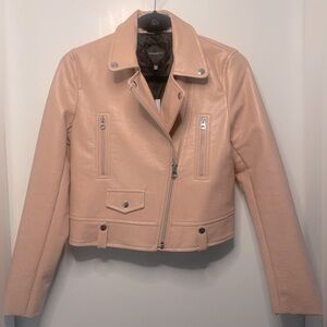 Dynamite Faux Letter Moto Jacket